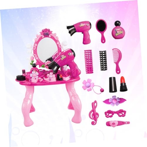 ifundom Caixa Crianças Jogar Vaidade Brinquedo Ferramentas De Cabelo Brinquedos Crianças Mesa De Maq