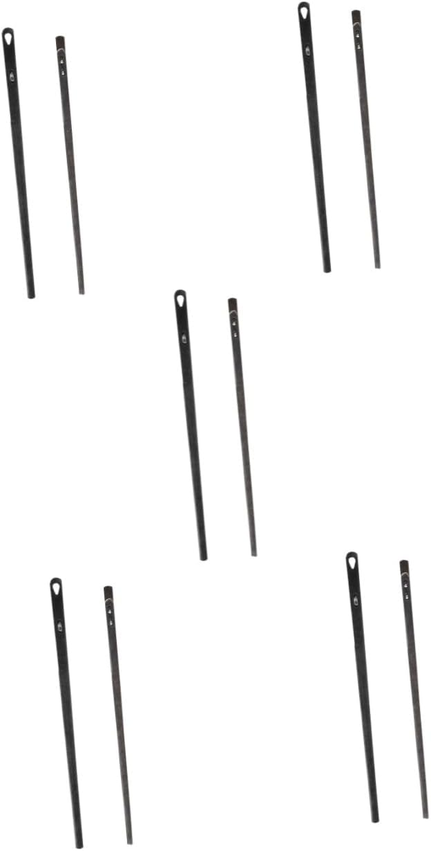 EXCEART 10pcs Multi-Function Leather Crafting Needles Pack Needle Lacing Tool Steel for Leather Sewing