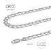 Aka Gioielli - 925 Sterling Silver Curb Cuban Link Chain 9mm - Necklace for Men and Women - Made in Italy - 22 inch long