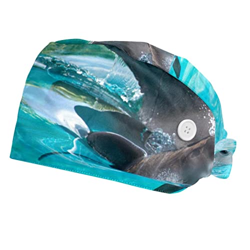 Chapeaux bouffants anti-transpiration JDEZ : lot de 2 casquettes ajustables hommes femmes
