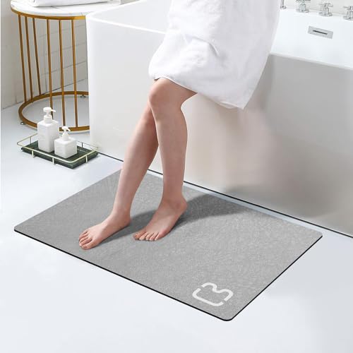Alfombrillas de Baño Gris Marca RUERYA