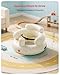 QPAU Inflatable Baby Floor Seat with Safety Harness, Baby Chair for Sitting Up (3 Months & Up), Portable Blow Up Baby Stuff for Infants with Built-in Pump (Dinosaur)