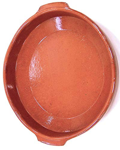 FACKELMANN Portionen, Schwielkasserolle, Kasserolle für Krümel Klassischer Kochtopf, Irdenware, karamell, Ø28cm - Image 4