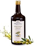 MANI Organic Extra Virgin Olive Oil Bottle 1L – Premium Greek Olive Oil cold-extracted from Koroneiki olives – 100% natural organic olive oil – Organic Oil mildly fruity, vegan & sustainable