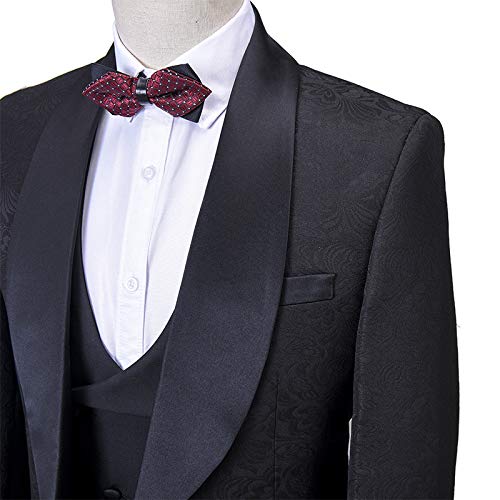 Premium Paisley Floral Flower Premium Slim Fit Tuxedo Prom Party Wedding Groom Suits Blazers Jacket Coat2