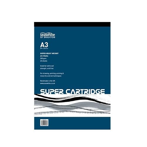 Seawhite - Super Heavy Weight Cartridge Pad - A3 - All Media - 20 Sheets - 300gsm - Acid Free
