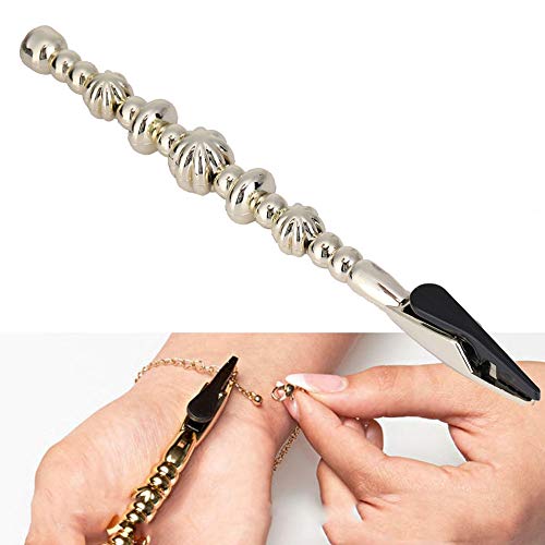 Armband Helfer, Mode Gold Armband Befestigung Helper Clamp Clip Schmuckbefestigung, Schmuck Armband Helfer Befestigen Lösen Armband Helfer Armband Befestiger Werkzeug für Schmuck Dressing Cover