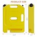 GAMINA KAVISI 2.2-gallon storage container, Transfer Tank,Storage Container fit for Most Cars (2PC-yellow),Equipped with an additional sealing ring.