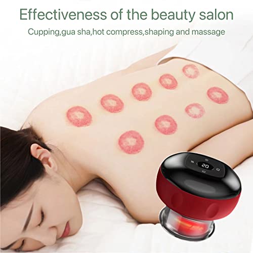 Longco Electric Cupping Therapy Machine,5 In 1 Smart Vacuum Scraping Cupping Set,24 Massage Modes Rechargeable Cupping Massager For Shoulder,Back And Neck Electric Gua Sha Cupping Massage Tool #TOP1