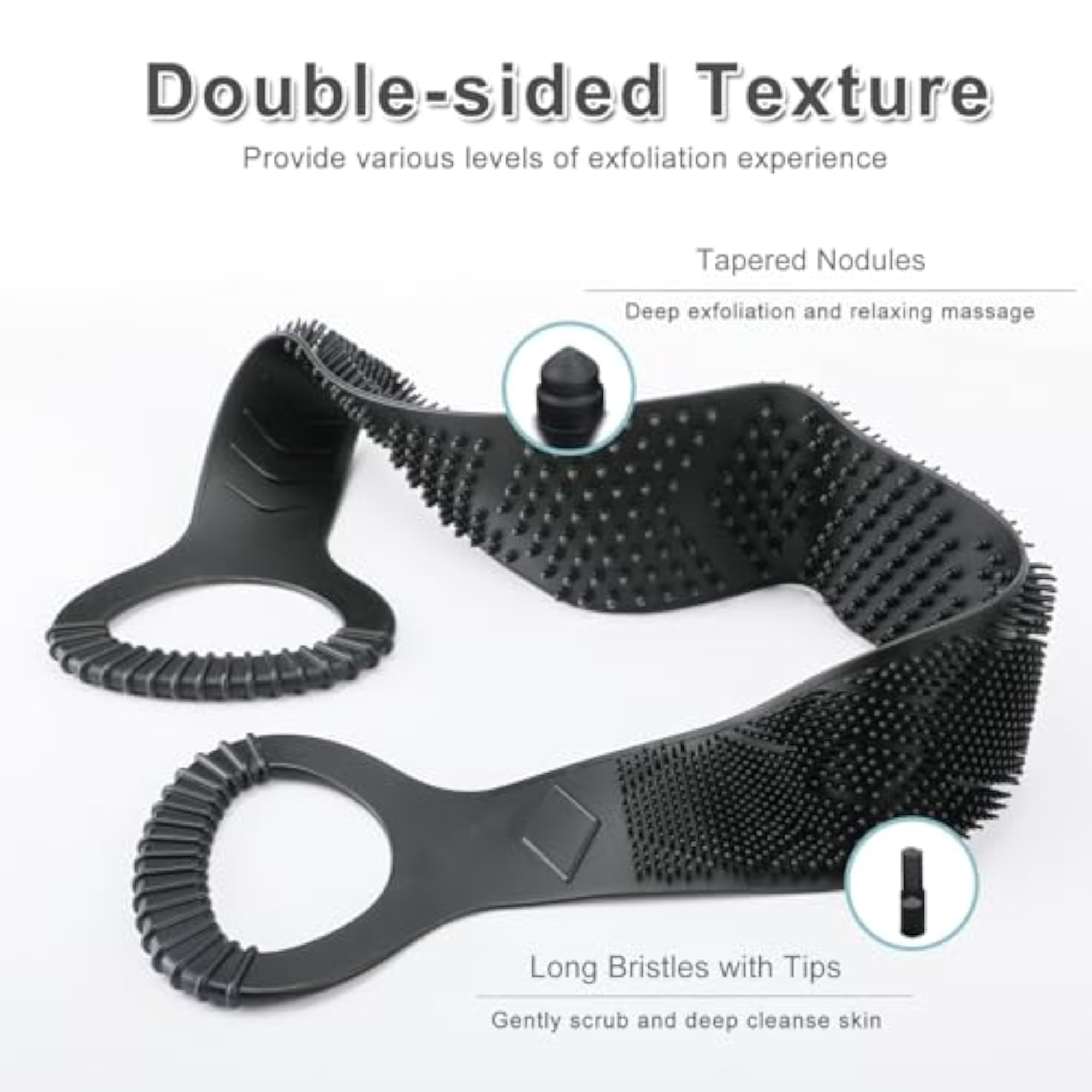 Exfoliating Silicone Back Scrubber for Deep Cleansing