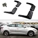Cuztom Tuning Fits for 2017-2018 Hyundai Elantra 4 Door Sedan 4 Pieces Front & Rear Splash Guard Mud Flap Set