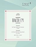  Sonate g-moll BWV 1020 für Flöte (Violine), Cembalo - Echtheit angezweifelt - Breitkopf Urtext (EB 8740)