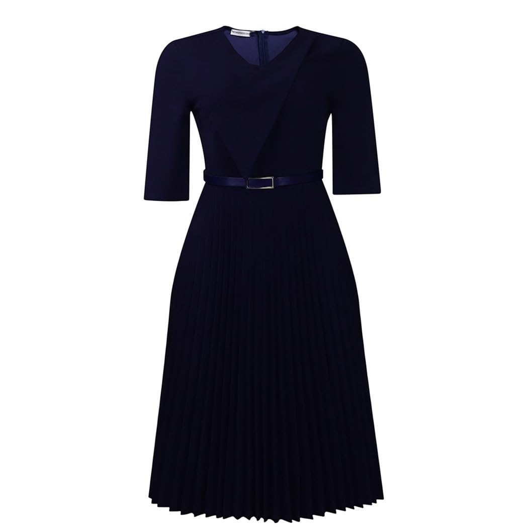 Plus Size Womens Church Dresses Vintage Bodycon Elegant 3 4 Sleeve Pencil Dress Wear to Work 2024