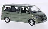  VW T5 Multivan, metallic-hellgrün, 2003, Modellauto, Minichamps 1:43