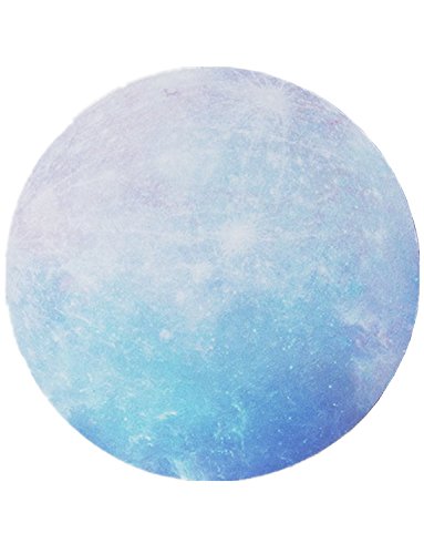 KINGCOO Mouse Pad Round, Round Gaming Mouse 220x220x3mm Non-Slip Rubber Game Mouse Pad for Computer Laptop Desktop Accessories (Mercury)