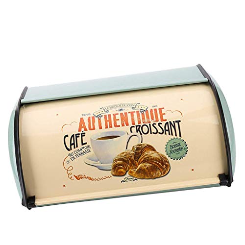 Backbayia - Panera Curvada de Metal para Tartas con Tapa Deslizante