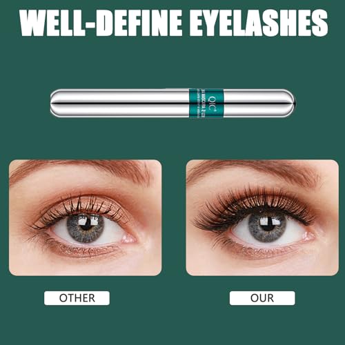 FEXPDL Mascara Black Waterproof, 2 in 1 Thrive Mascara 4D Silk Fiber Lash Mascara, Extra Long Thick & Voluminous Lash Mascara No clumping Waterproof No Toxic Mascara for Long-Lasting Beauty Charming - Image 3