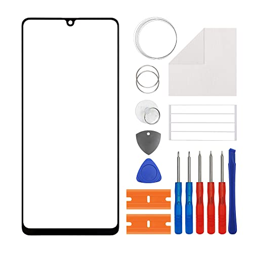 Vitre extérieure brisée pour Galaxy A14 4G remplacez le panneau avant en verre 6,6 pouces
