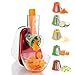 Moulinex Découpe-légumes électrique 5-en-1, 5 cônes râpes fines et épaisses, Mandolines légumes, Large ouverture, Pièces amovibles compatibles lave-vaisselle, Fresh Express, Rouge, DJ755G10