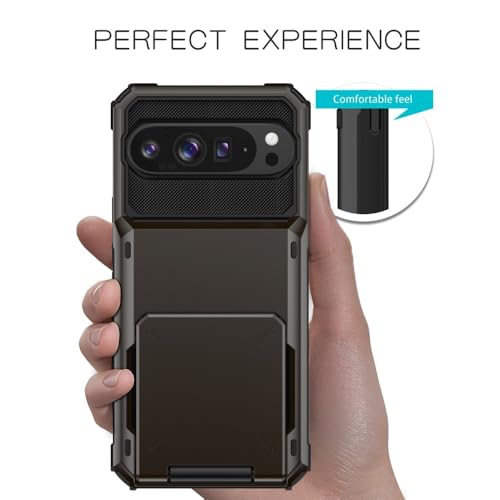 Coque rigide Pixel 9A blanche évite les rayures avec fente carte pratique