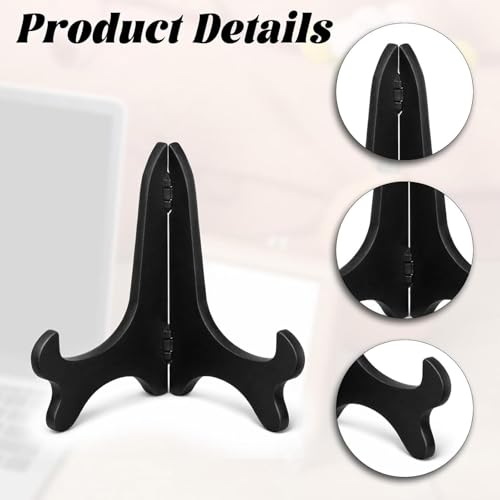 Soporte para platos estable contra caidas de marcos y artesanias pack de 3 8