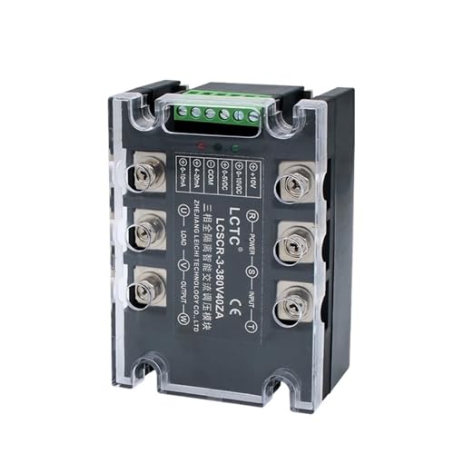 Régulateur de tension CA intelligent triphasé 380V 60A pour commande de moteur