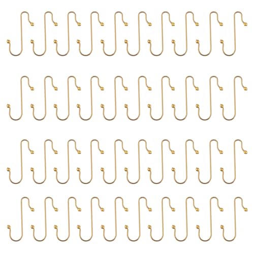 Uonlytech 40pcs Hook up Metal Ornament Hooks Metal Hangers Heavy Duty Wire Ornament Hangers Small Ornament Hooks Hanger Holiday String Light Hooks Xmas Tree Hanging Hook Christmas Tree Hooks