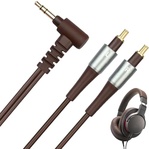 Câble audio Audio-Technica ATH-MSR7b de rechange V-MOTA 3.5mm marron pour casque hi-fi