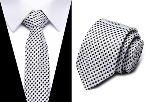 Image of Passabin Tie For Men Necktie Woven Jacquard Neck Ties Set 6 PCS