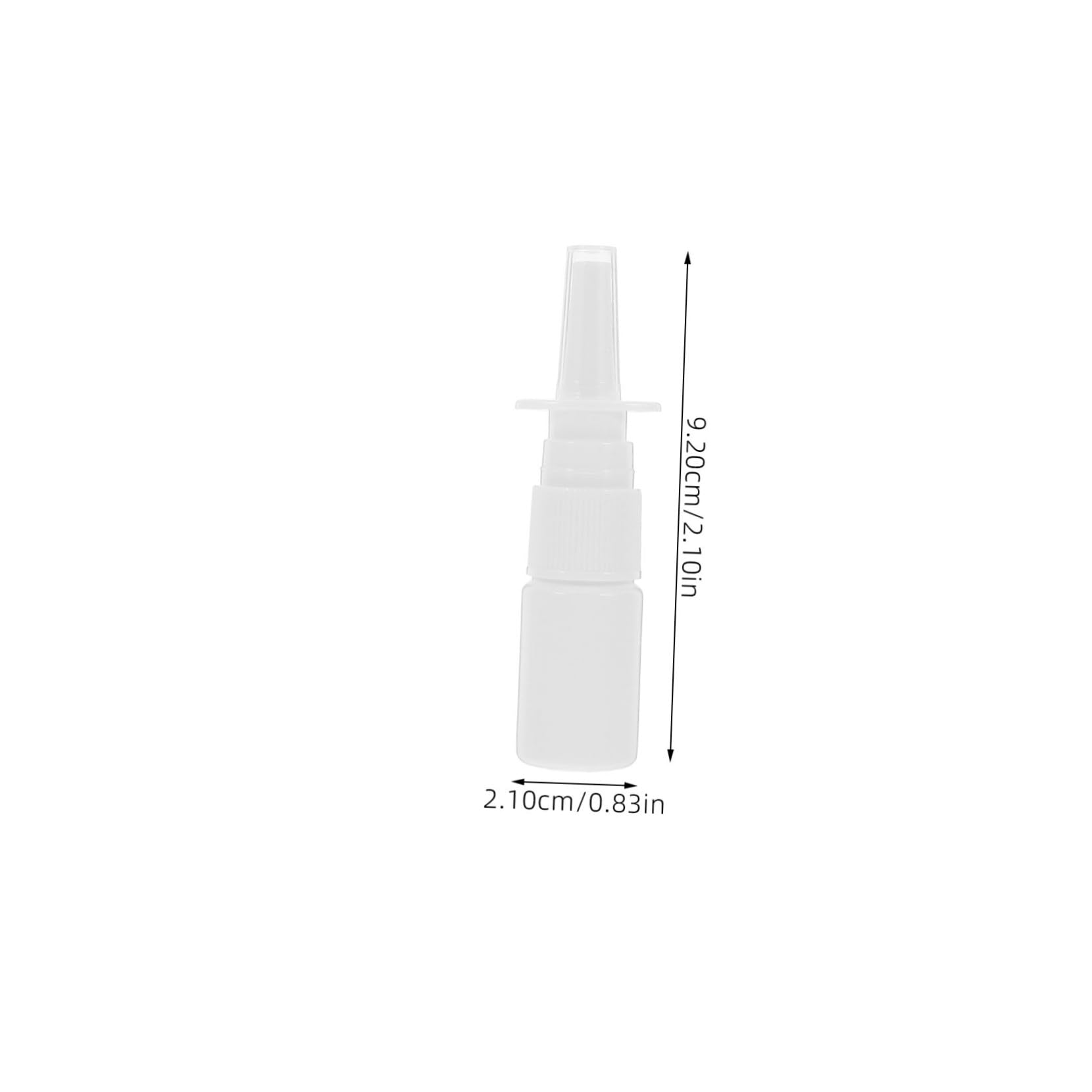 10ml Reisefläschchen für Make Up, Weiße Pe Sprühflasche | 200 Stück, mit Transparenter Schutzkappe, für Outdoor und Reise, Wiederbefüllbar und Tragbar