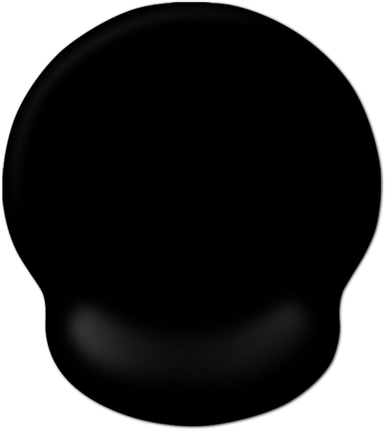 CHUQING Mouse Mat with Gel Cushion Ergonomic with Hand Rest Gel Mouse Pad Wrist Rest Mouse Pad Motif Black
