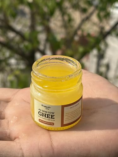 Image of Originally Desi A2 Desi Cow Ghee (50 ml)| Traditional Bilona Churned | Cultured Ghee | Cow Milk Ghee | Free Grazed Desi Cows | Pure, Organic & Natural | Lab Tested