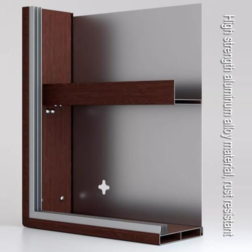 Étagère à cigarettes en aluminium avec serrure pour aménagement chic de supérette