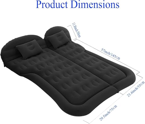 Matelas voiture MG 4 pneumatique multifonctionnel à structure stable - 3