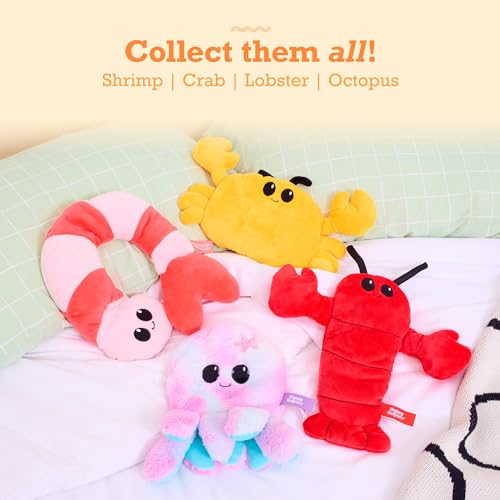 Image of Menstruation Crustacean Crab by Relatable, Microwavable Heating Pad for Period Cramps, Easter Basket Stuffer Plushie, Easter Gift Ideas for Teens and Women, Includes 1 Lavender Scented Heating Pad