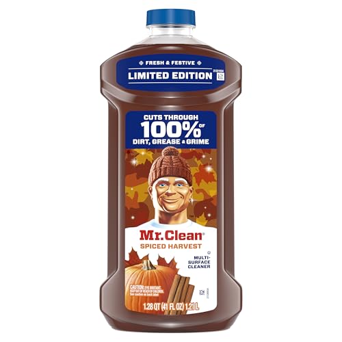 Image of Mr. Clean All Purpose Cleaner, Cleaning Liquid, Spiced Harvest, 41oz