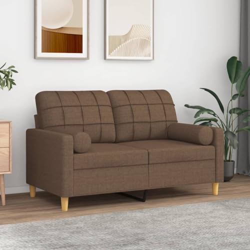 ShGaxin Cojines Decorativos 2 uds Tela marrón 15x50 cm, Cojines Sofa con Relleno Incluido, Funda Cojin Sofa, Decoracion Salon - SPU:349504