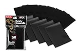 BCW FBA_1-DGM-BLK 100 Premium Black Double Matte Deck Guard Sleeve Protectors for Gaming Cards (two pack of 50 sleeves)