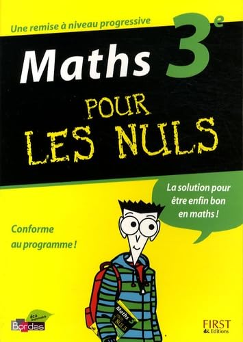 Amazon.com: Maths 3ème pour les nuls: 9782754011822: Yann Gelebart: Books