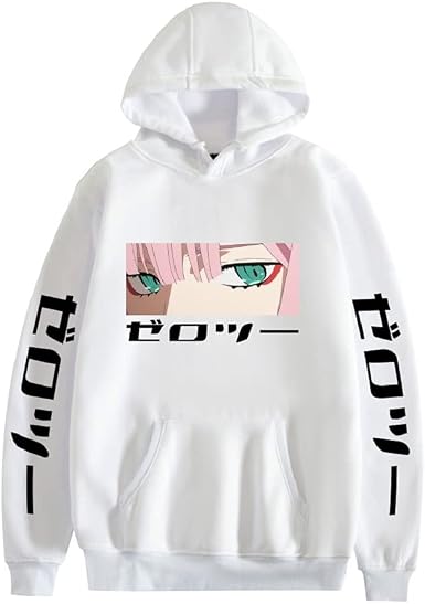 Amazon.com: Darling in The FRANXX - Sudadera con capucha Zero Two para  cosplay unisex : Ropa, Zapatos y Joyería