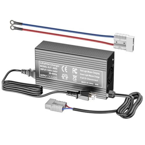 14.6V 40A LiFePO4 Charger with Anderson Connector