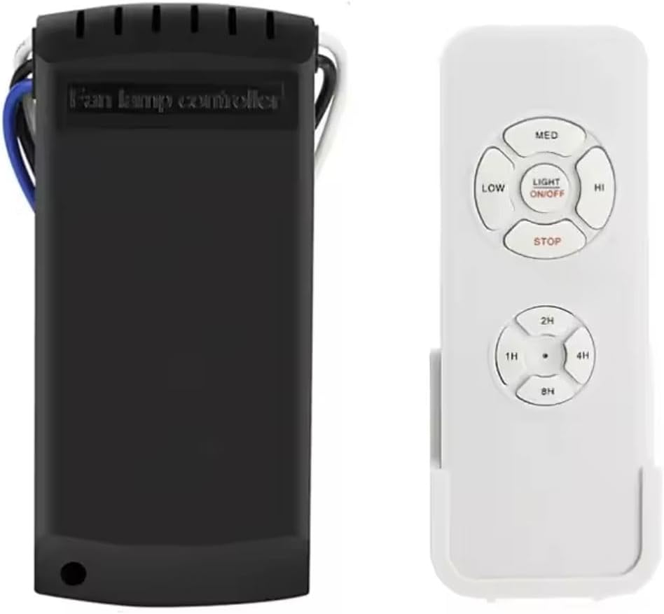 3-in-1 Ceiling Fan Light Timing & Speed Remote Universal Ceiling Fan Remote Control Kit, Compatible with Brands Like Breeze/Hunter/Harbor/Honeywell/Westinghouse (Ironsmith AirControl Smart™)