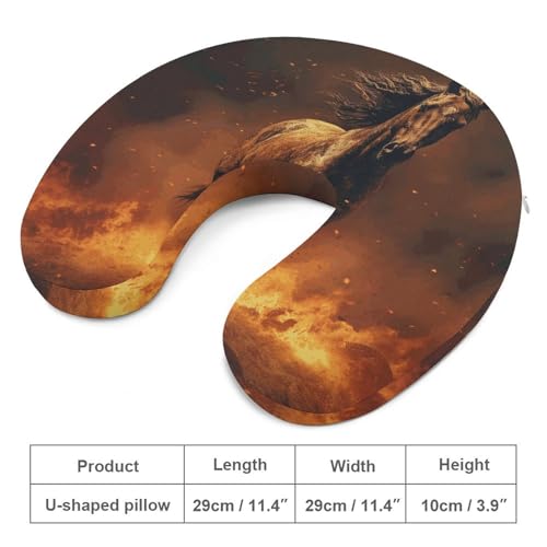 Almohada espuma viscoelástica 30 cm x 25 cm forma U miniatura 2