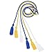 Whaline Graduation Honor Cords Grad Royal Blue Gold White Tassel Cords 67.7 Inch Rayon Braided Graduation Ropes National Honors Society Cord for Students Bachelor Gown