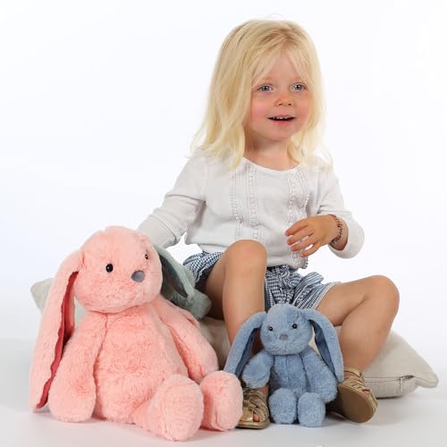 Lapin en peluche bleu Trendy Bunny idée cadeau de naissance - 5