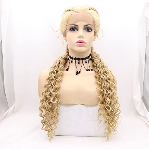 Perruque blonde 613 tressée pour changer de tête sans décoloration ni abîmer vos cheveux