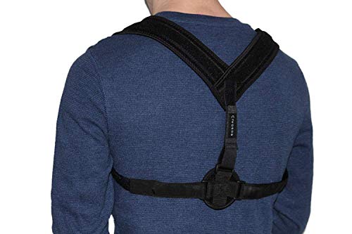 Posture Corrector Adjustable Clavicle Support Brace With Extended Straps, Ultralight Breathable Comfort Solution to Neck/ Shoulder and Upper Back Pain for Men & Women - by Civasos
