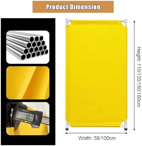 Portable Professional Welding Blanket, Flame-Retardant, Stainless Steel, 58x120cm, Ideal for Workshop/Fabrication, Durable Welding Protection, Heavy-Duty Sn Protection