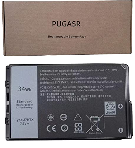Batterie J7HTX pour Dell Latitude 7202 7212 Rugged Tablet 7.6V 34W