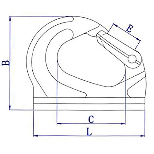 Anschweißhaken GK8 2000 Kg